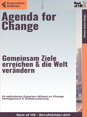 cover image of Agenda for Change – Gemeinsam Ziele erreichen & die Welt verändern